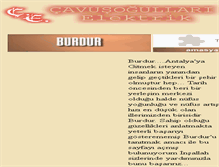 Tablet Screenshot of burdur.cavusogullari.net